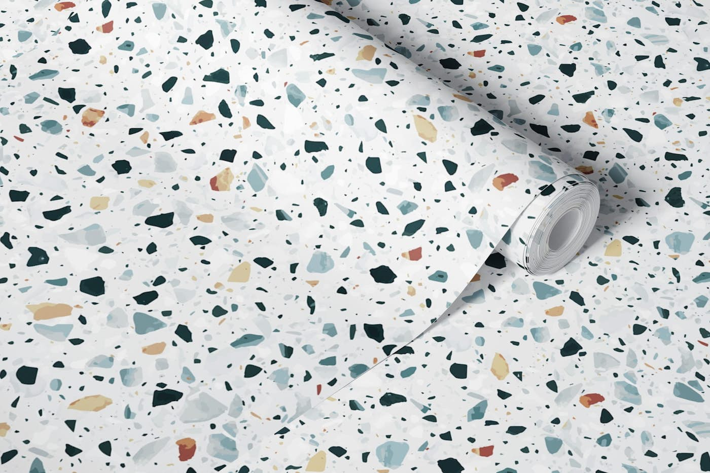 Italian terrazzo wallpaper roll