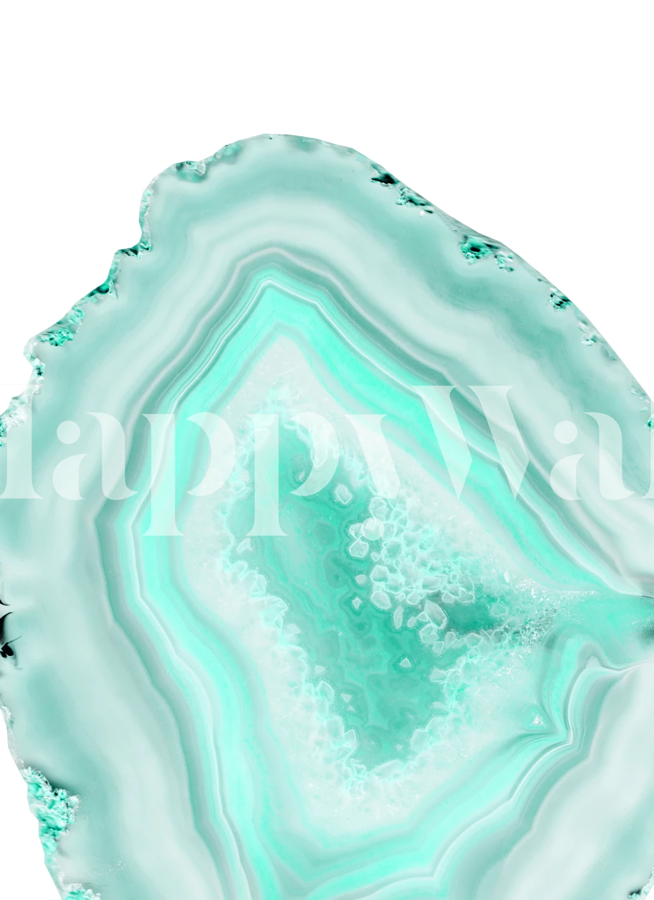 Tapeta Soft Turquoise Agate Dream u sobi