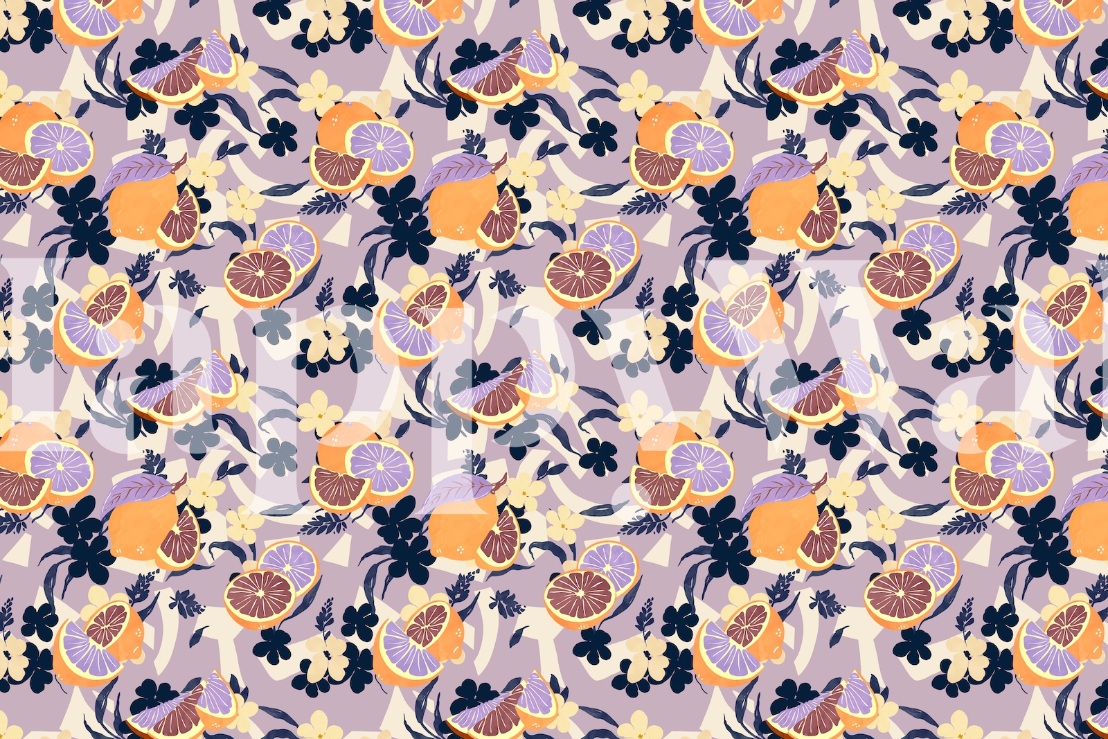 The Black and White Garden DPM Wallpaper | Happywall