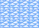 Cloudy sky on blue