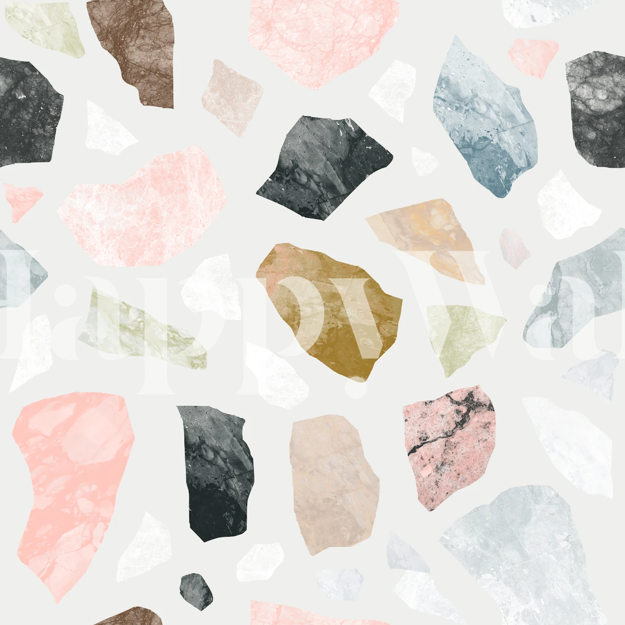 Cocelio wallpaper showcased in a room