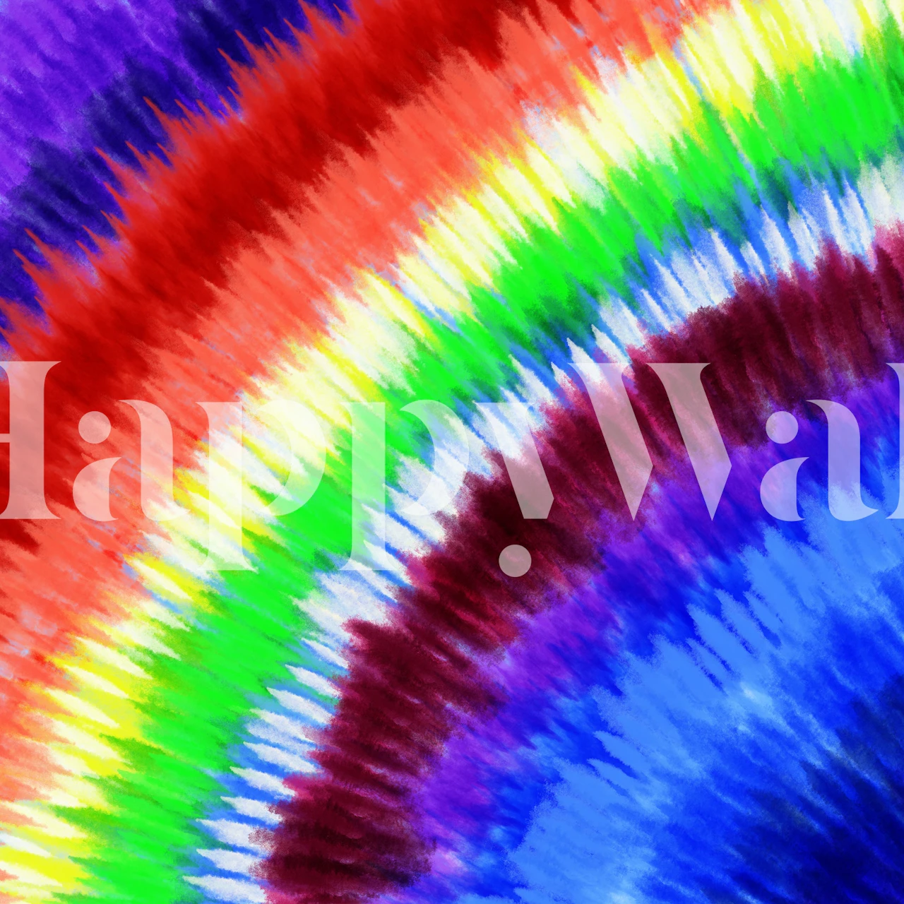 Papier peint Tie Dye Background 14 coloré dans une pièce