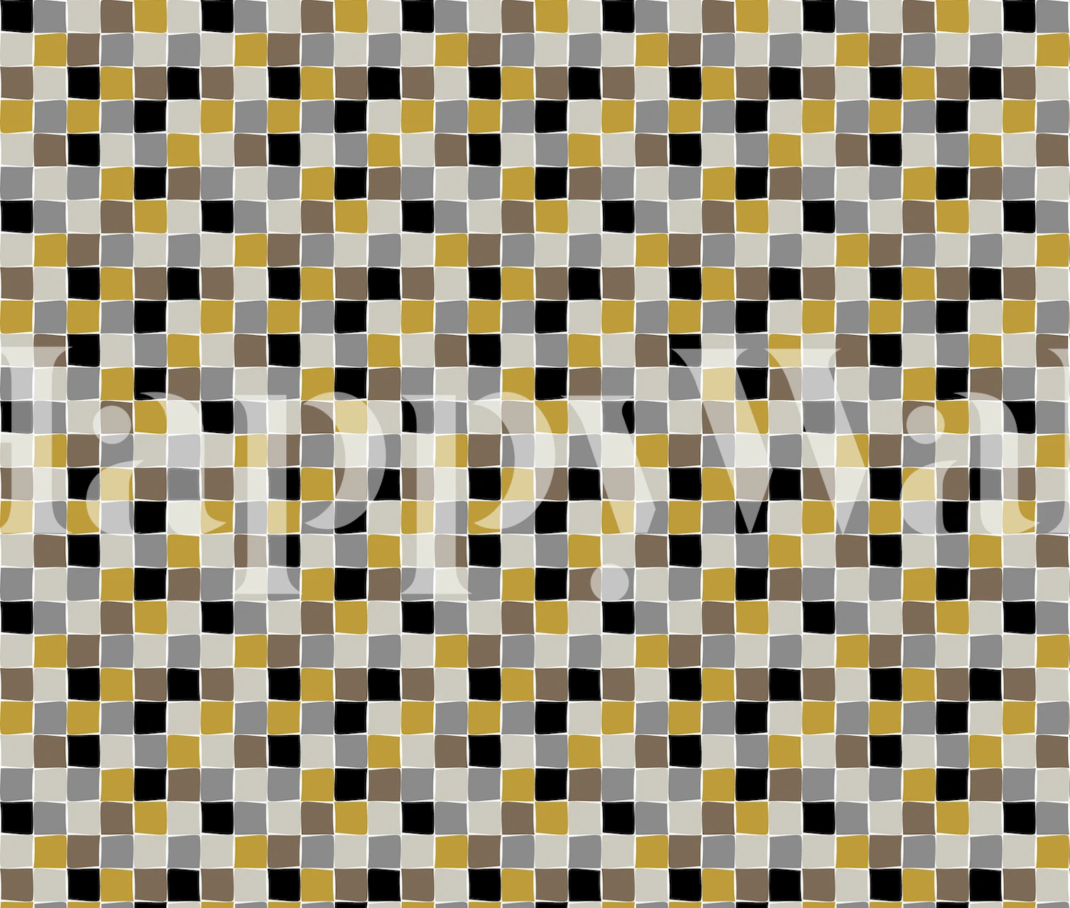 Soft Checks 15 Tapete in einem stilvollen Raum