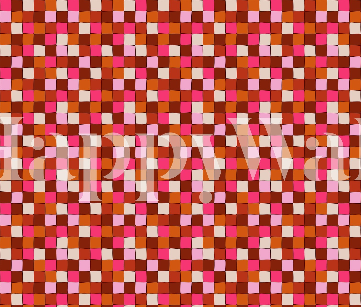 Soft Checks 18 Tapete in einem modernen Umfeld