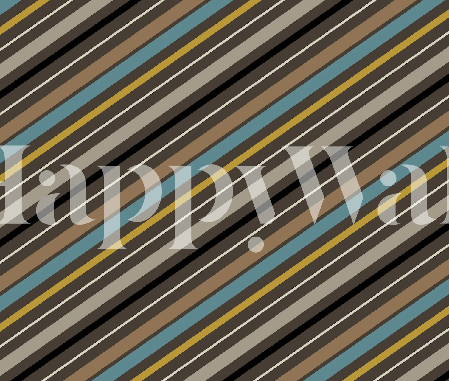 Diagonal Stripes 07 wallpaper in a room