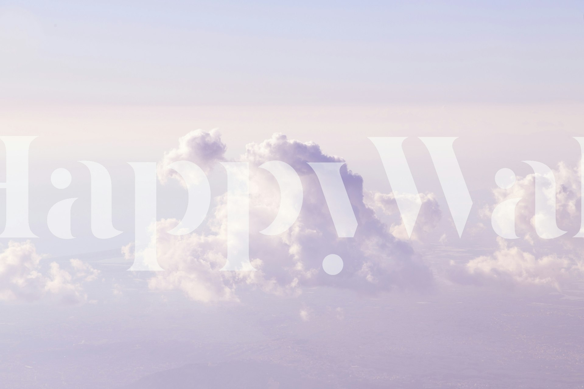 Γαλήνιος ουρανός και σύννεφα τοίχου για ήρεμο περιβάλλον