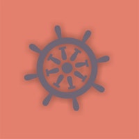 Terracotta contemporary rudder papiers peint