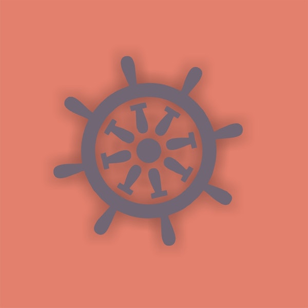 Terracotta contemporary rudder