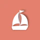 Scandi White Clay Boat