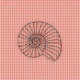 Rust Orange Dots Seashell