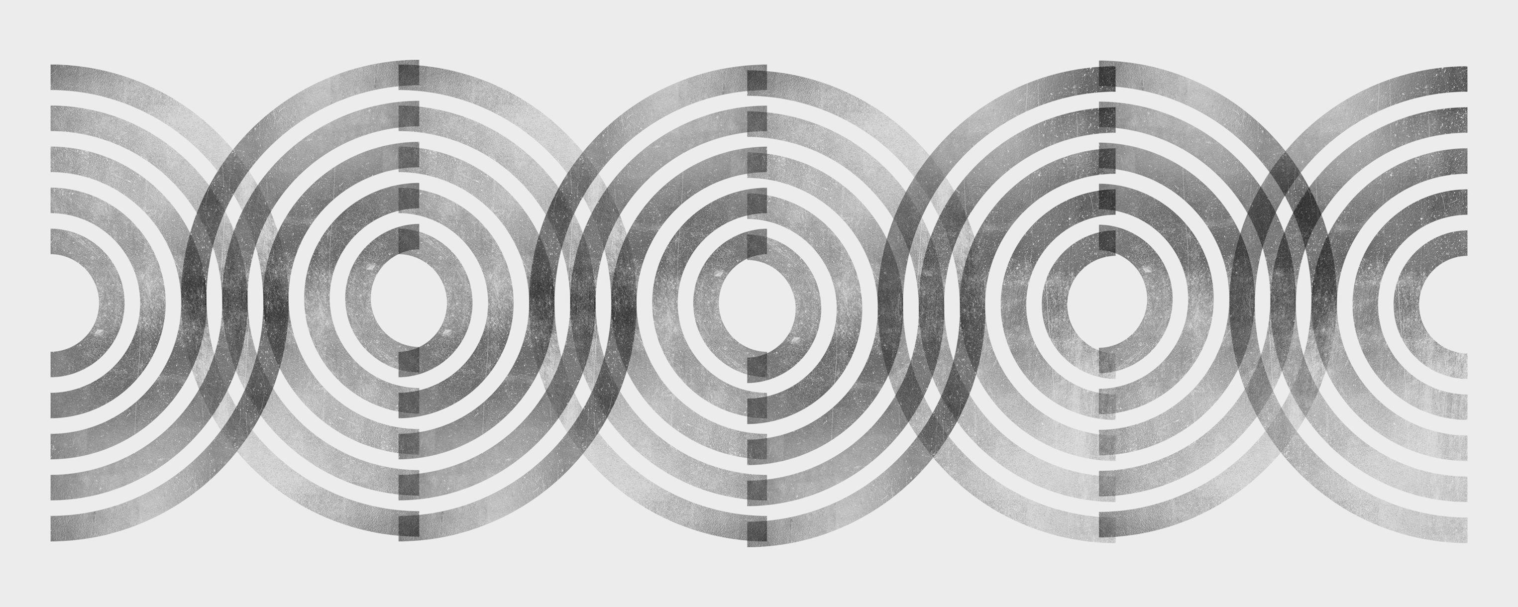 Silver circles 1 wallpaper Free shipping Happywall