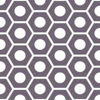 Bicolor Hexagon Pattern carta da parati