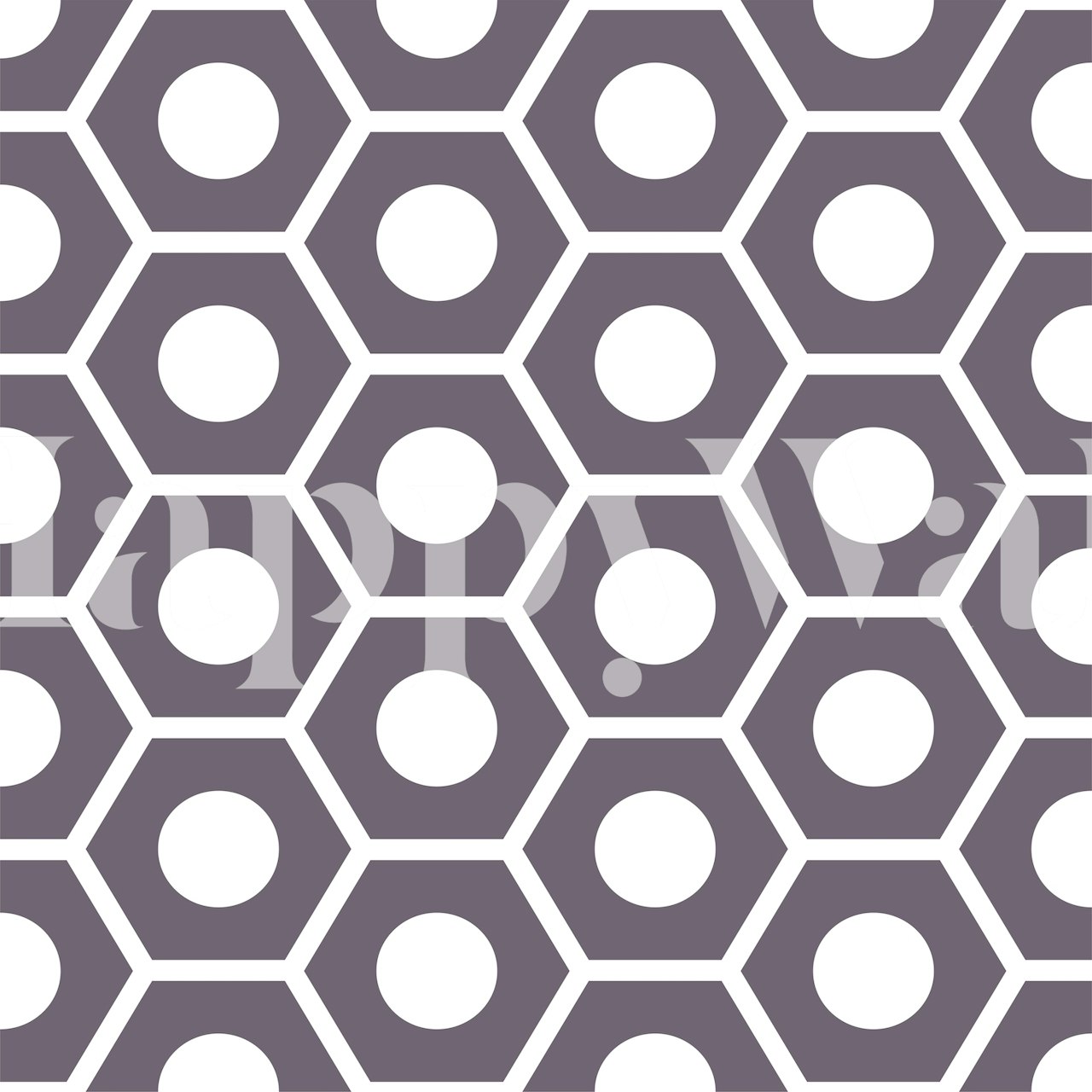 Bicolor Hexagon Pattern tapet med grå och vit geometrisk design.