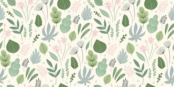 Modern retro flowers