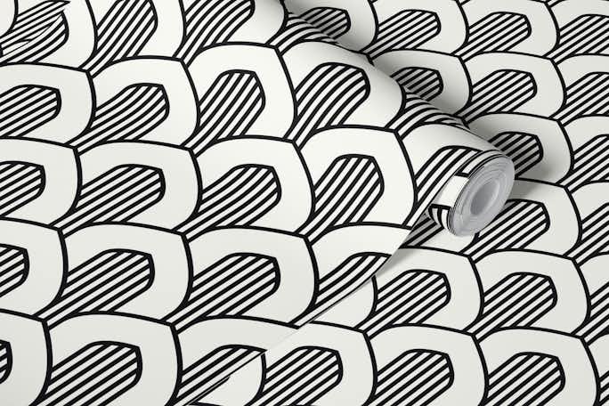 Art deco stylish archeswallpaper roll