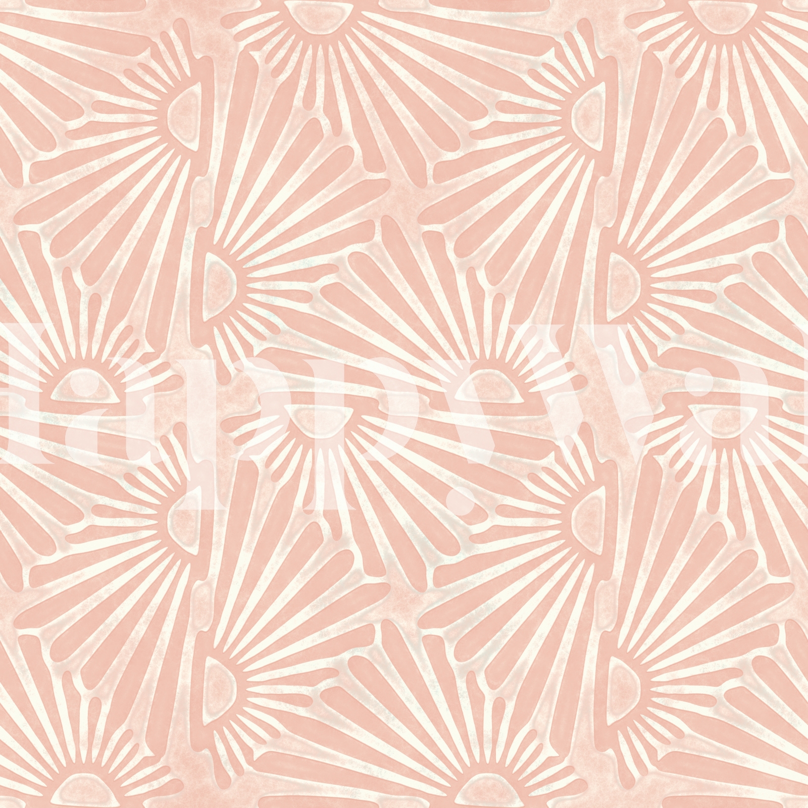 Peach Vintage Dye Wallpaper | Buy Designer Wallpaper Online - Happywall