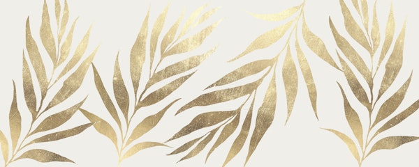 Golden Tropical Leaf 1