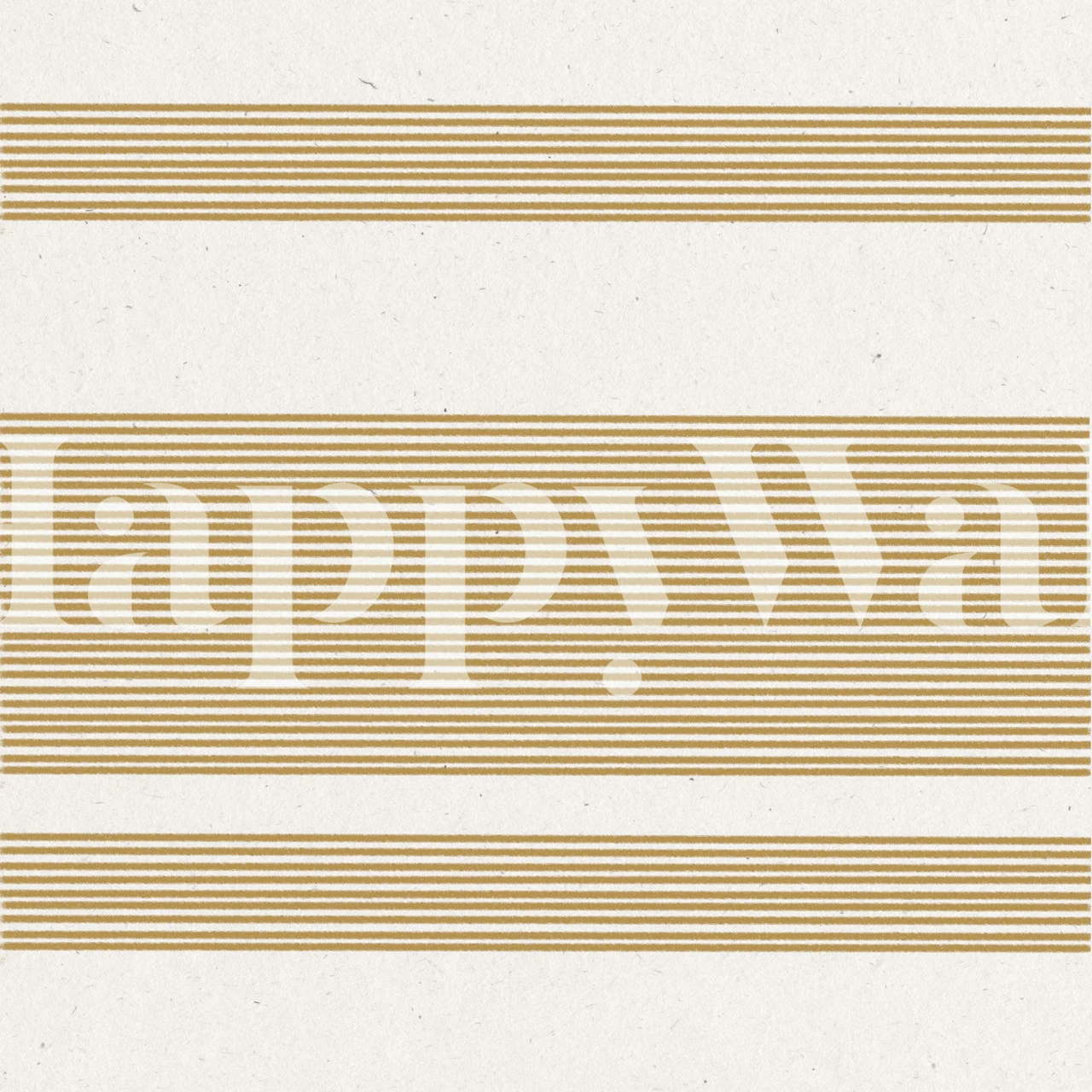 Beige striped modern wallpaper with clean lines