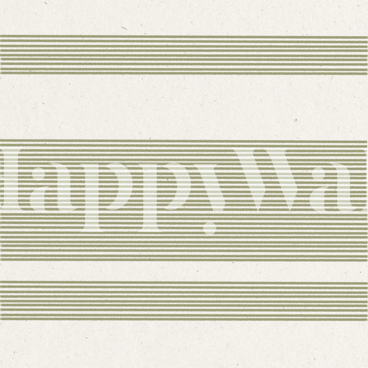 Japandi Line Art wallpaper in a room