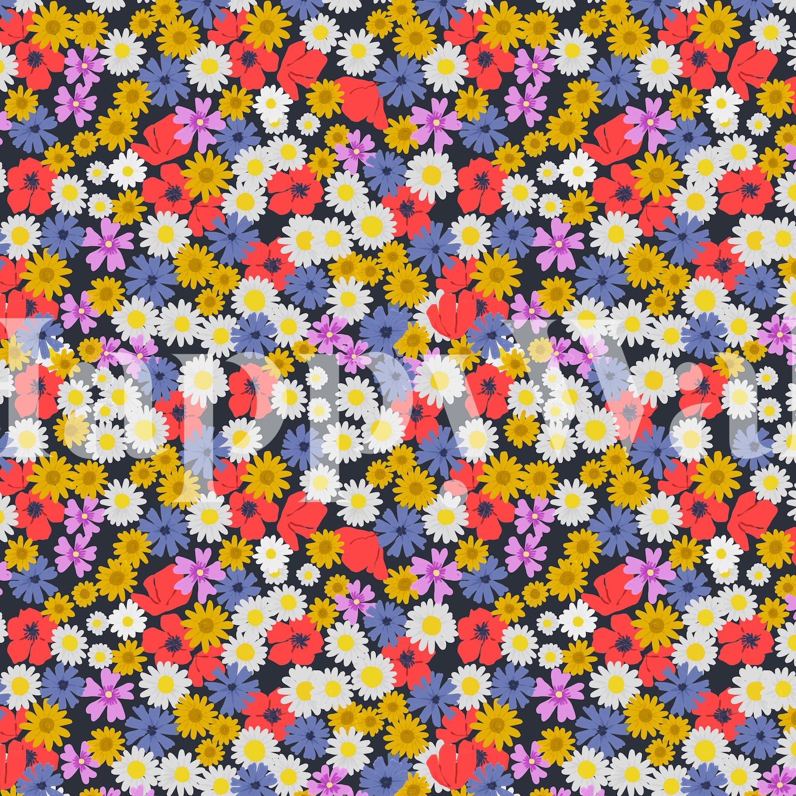 Spring Wildflowers Wallpaper - Beautiful Floral Designs | Happywall