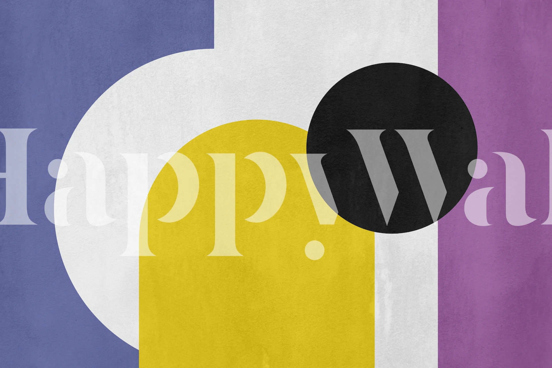 Geometric wallpaper in modern room setting