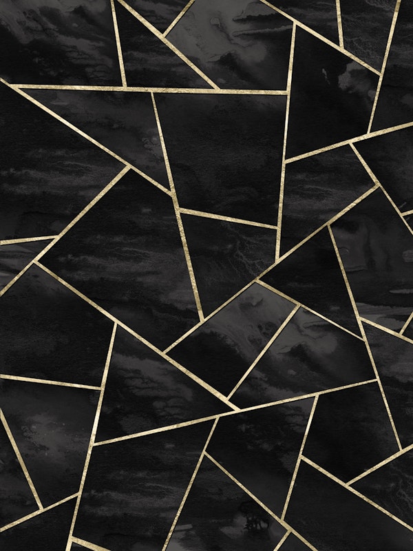 Black Ink Gold Geometric 1