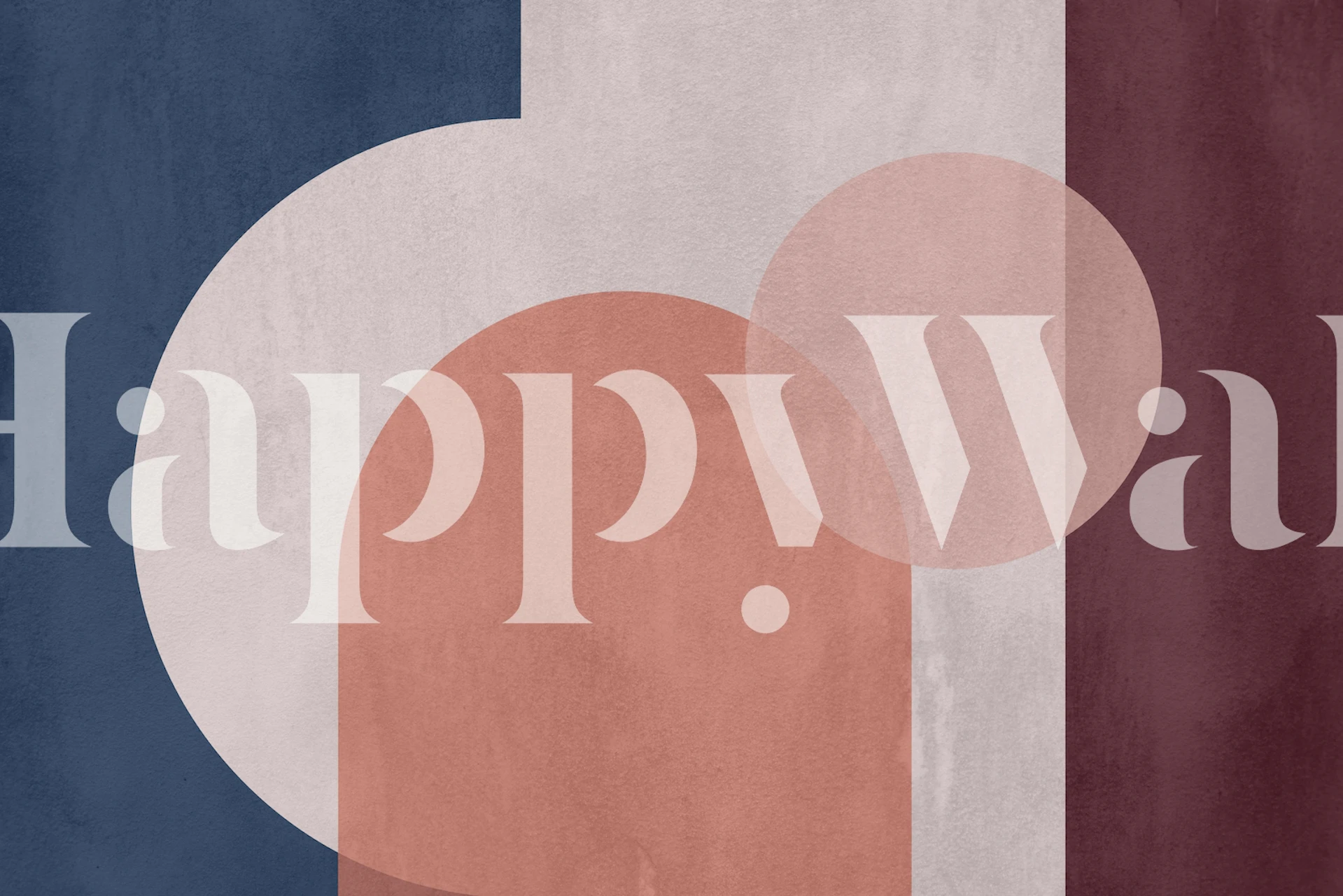 Geometric pattern in soft cement colors: pink, blue, white wallpaper