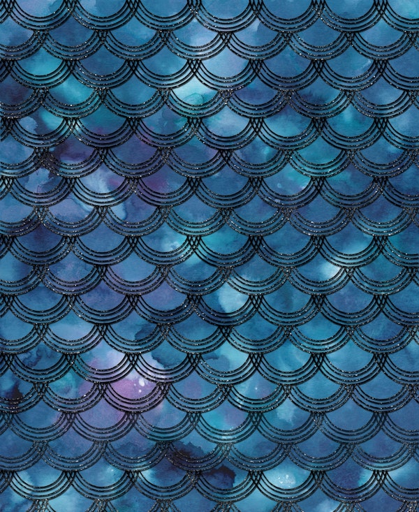 Purple Blue Mermaid Scales 1