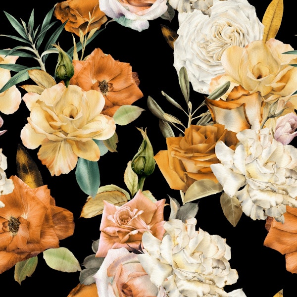 Vintage floral pattern