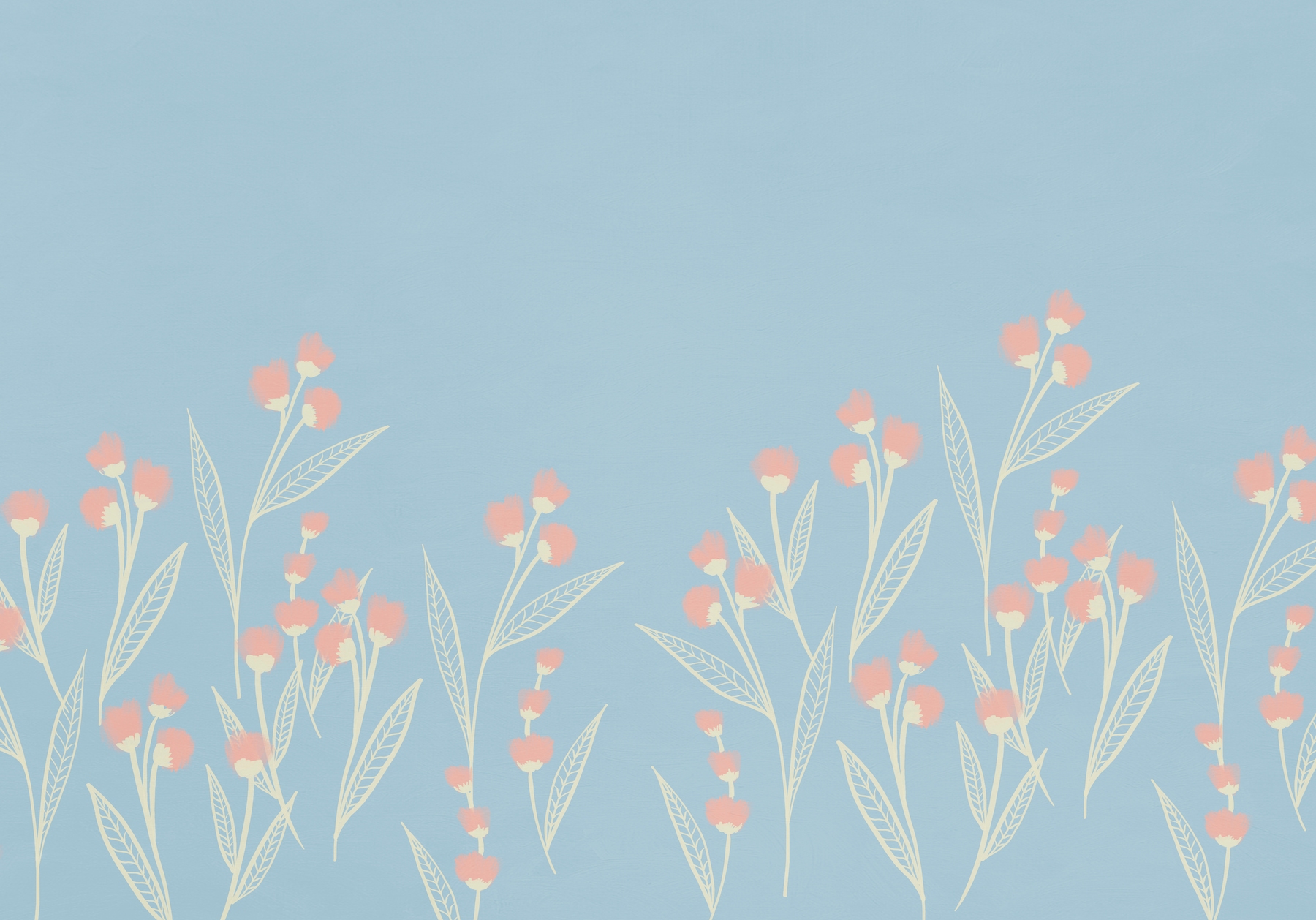 Spring Floral Vibes 01 Wallpaper | Happywall