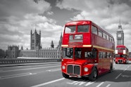 Old Red Buses In London Wallpaper Happywall