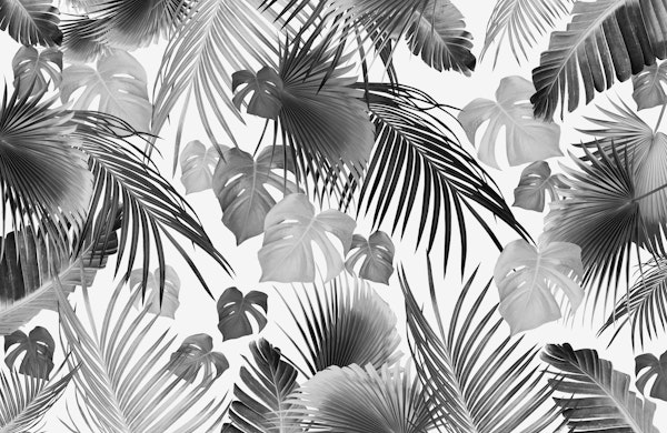 Tropical Jungle Leaves 11c