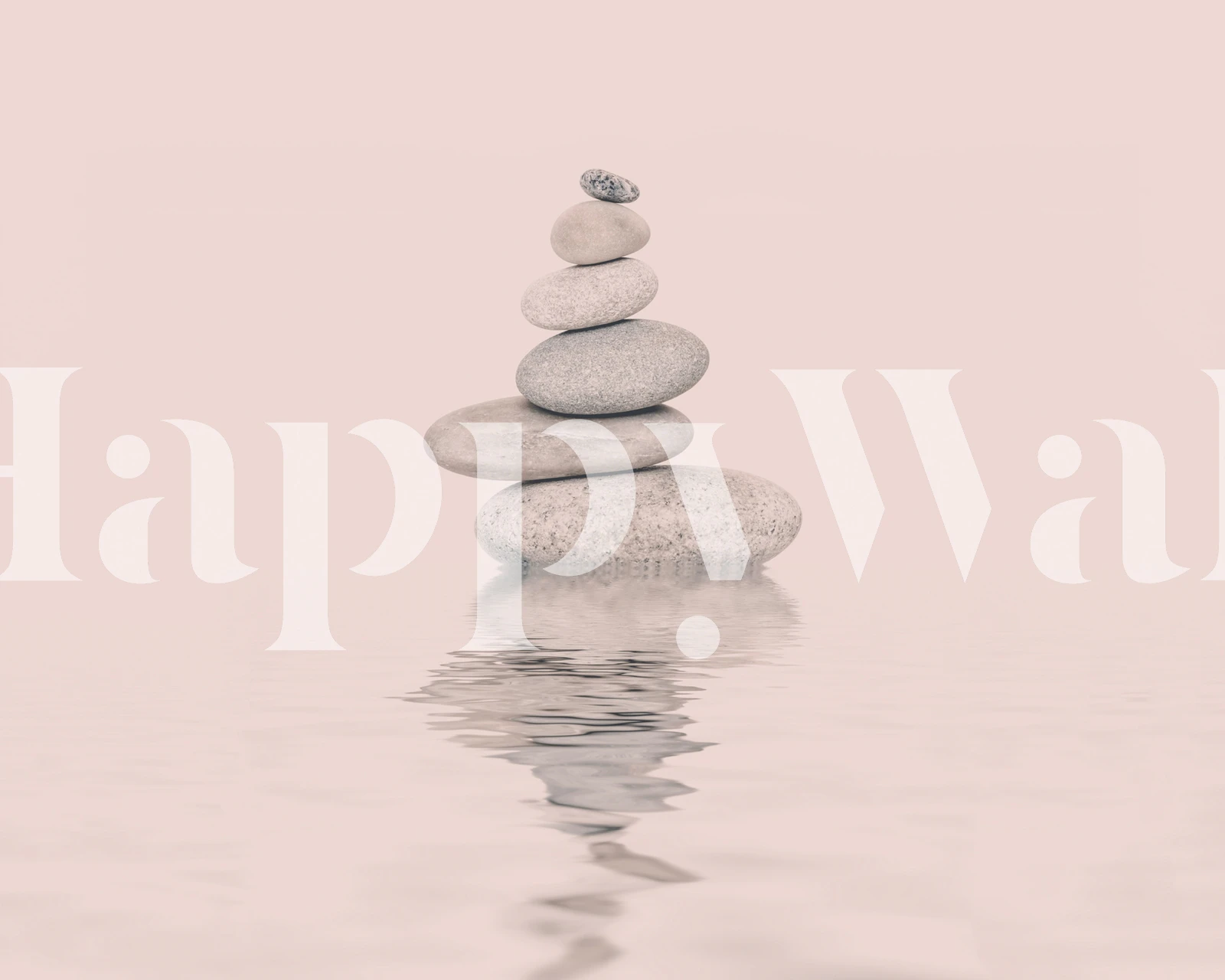 Pozadina Balance And Harmony sa složenim kamenjem