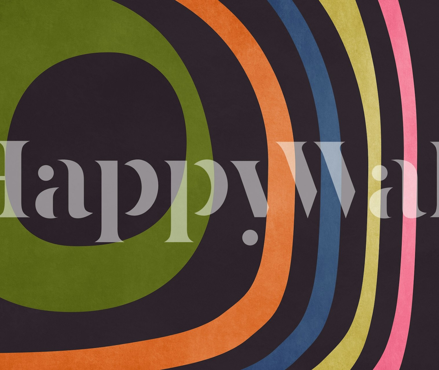 Colorful wallpaper design for interior decoration