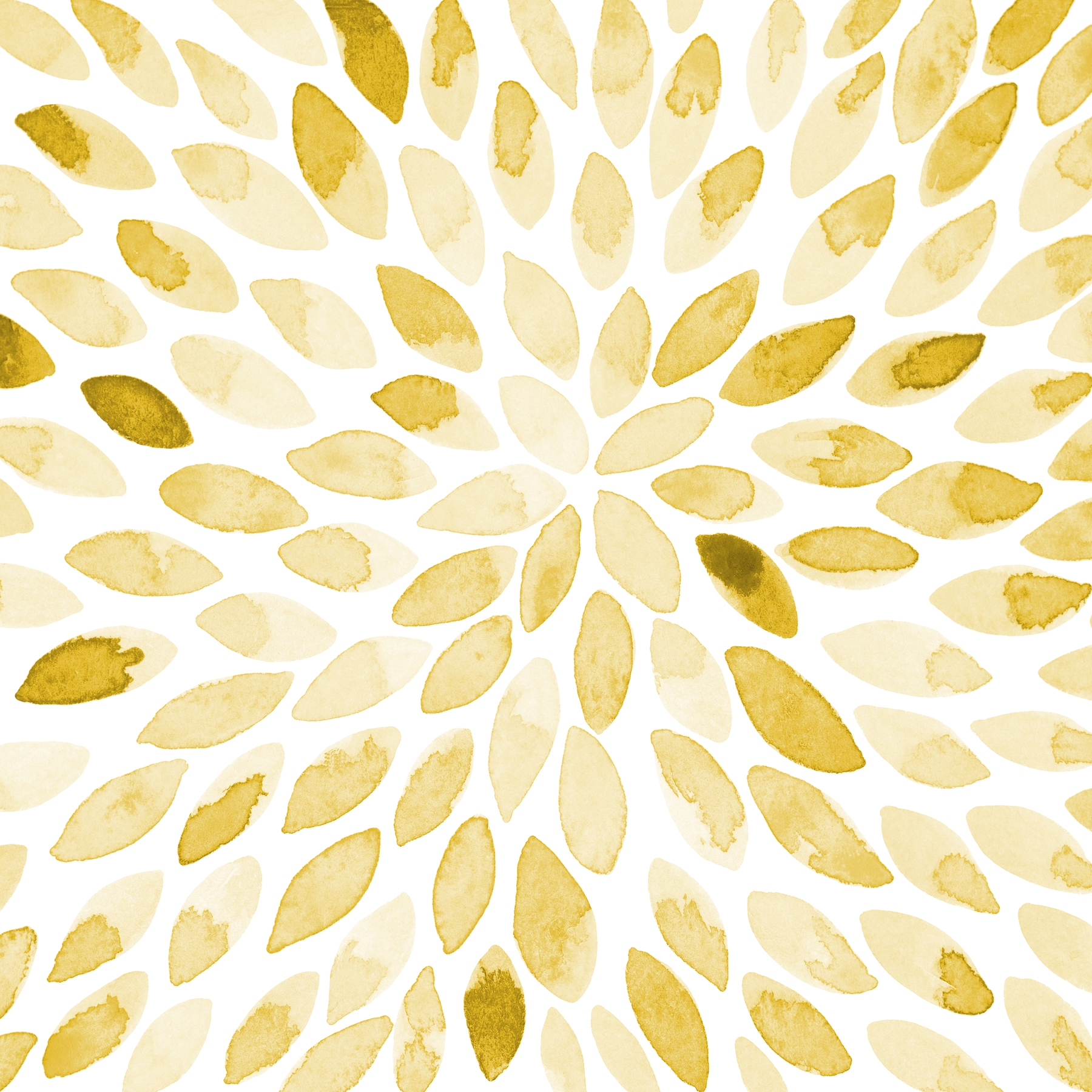 Yellow Brush Strokes Wallpaper - Buy Online | Happywall