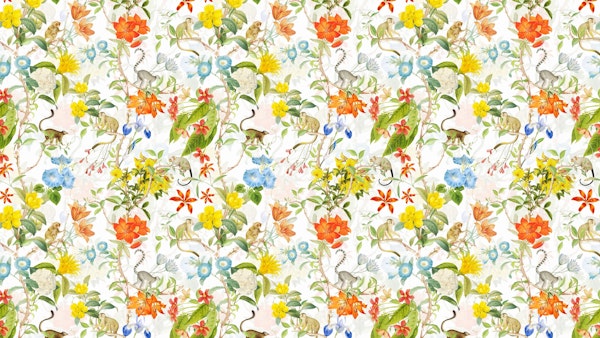 Monkeys Chinoiserie Jungle