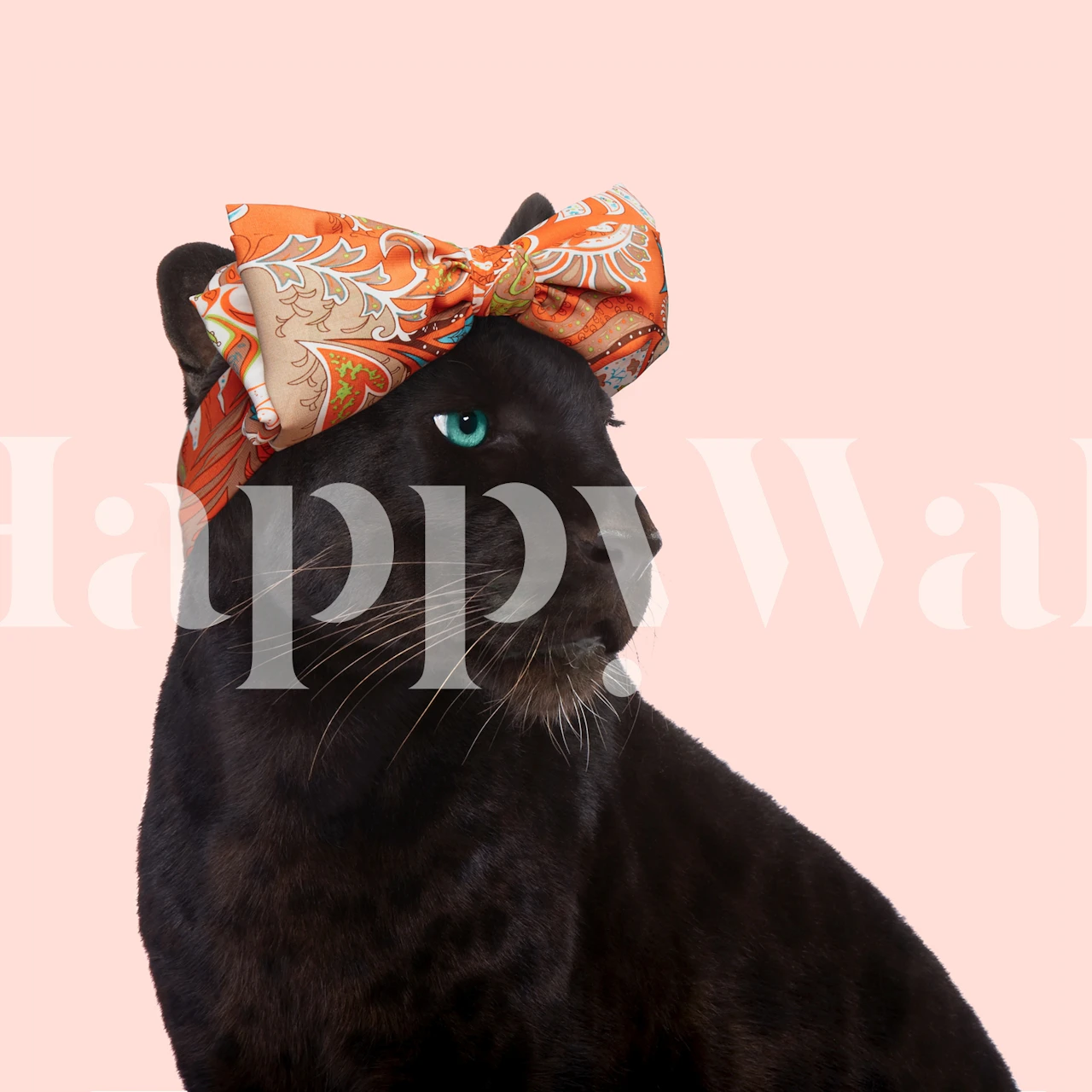 Fashion Panther behang in een stijlvolle kamer