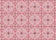 Floral tiles in red