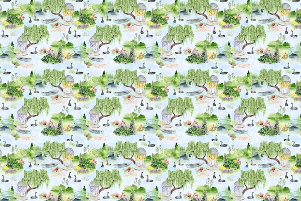 Monet Garden Landscape