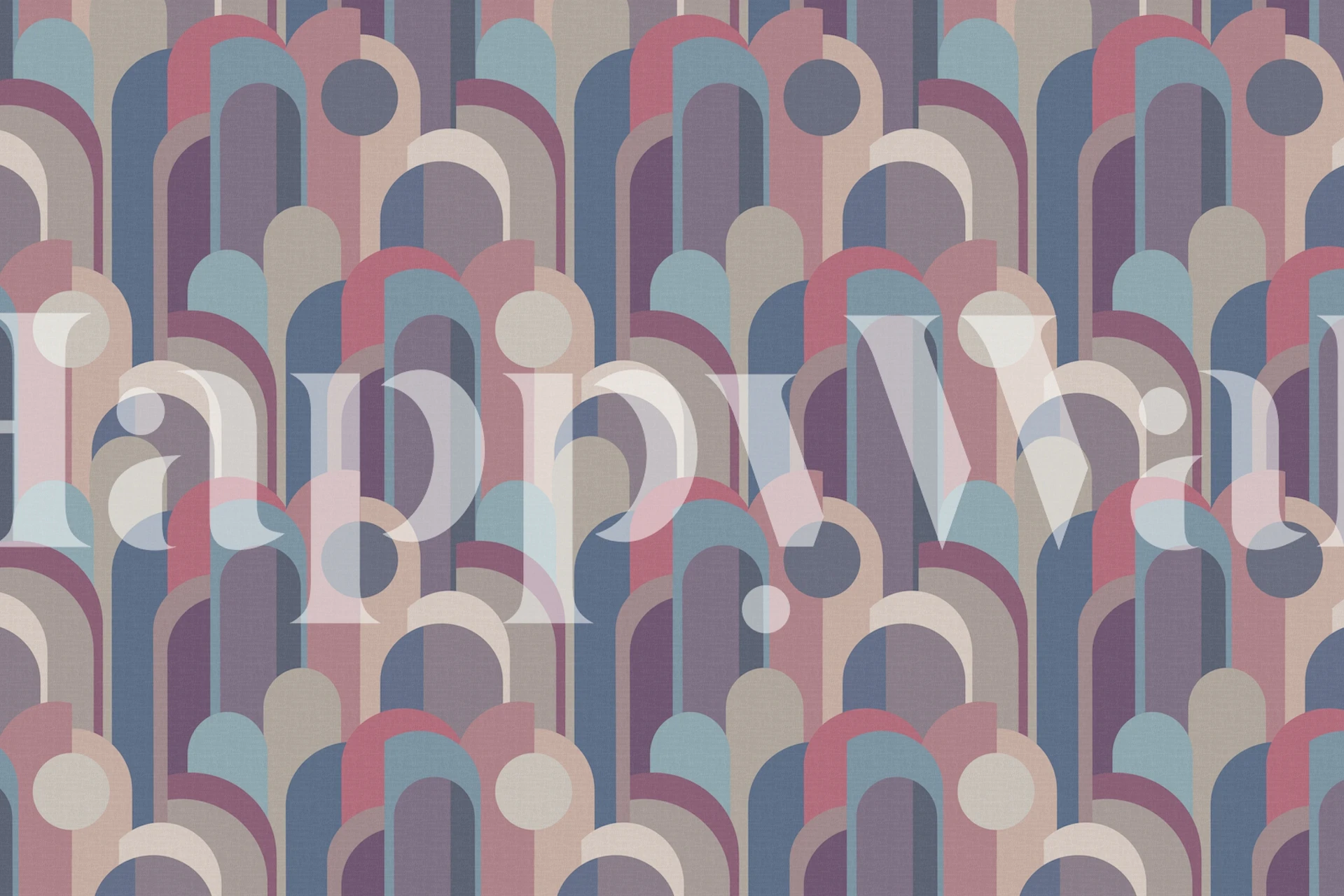 Abstract Geo Mauve Beige Blue wallpaper design