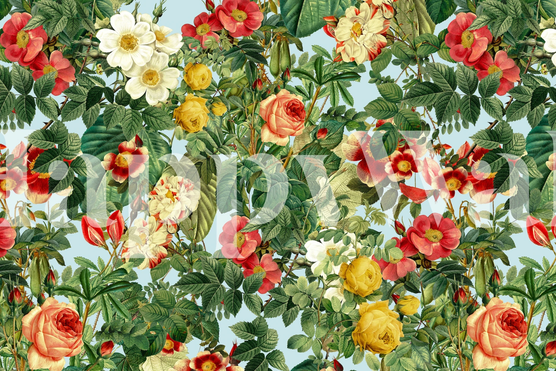 Summer Dreams wallpaper in a bright room