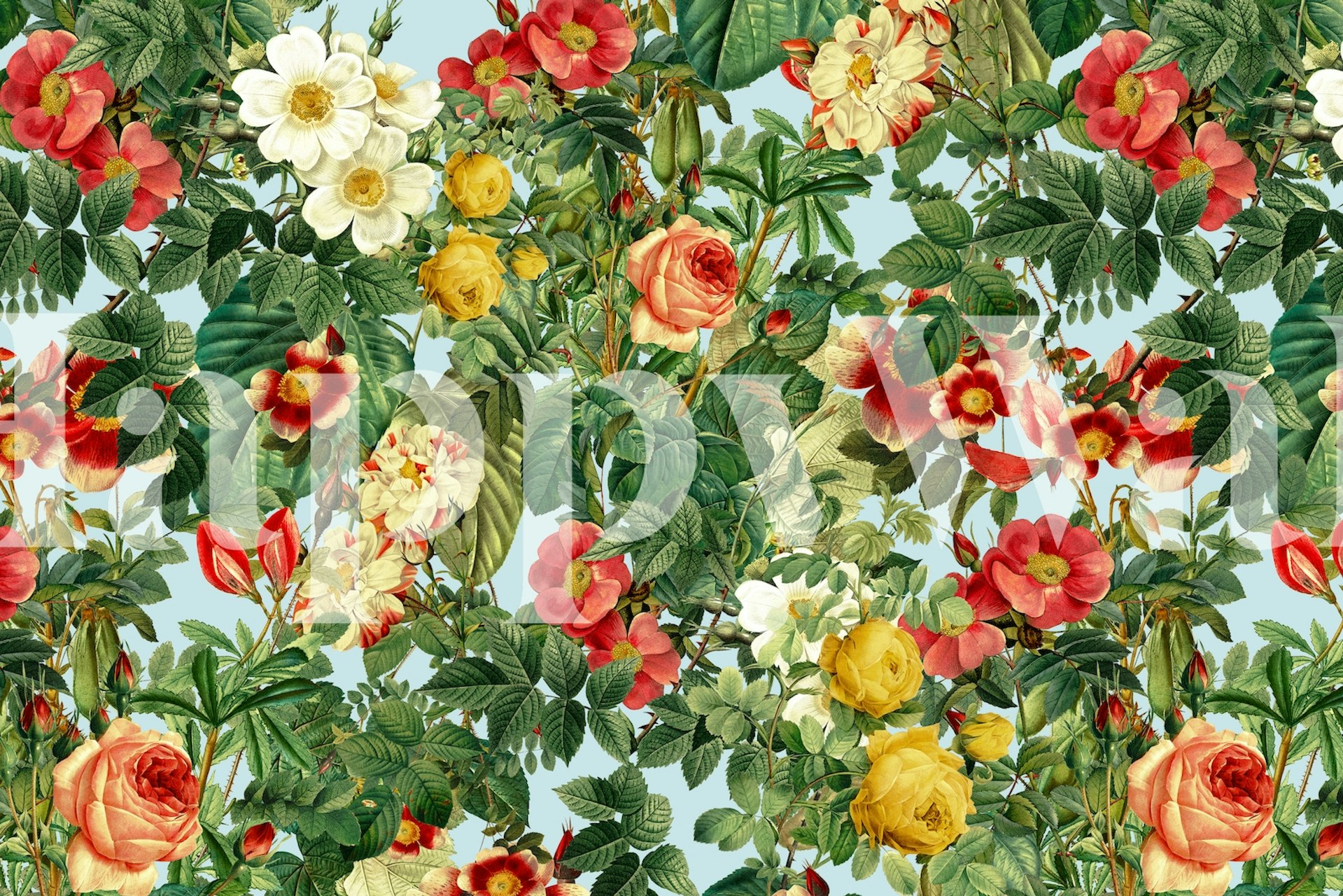 Summer Dreams wallpaper in a bright room