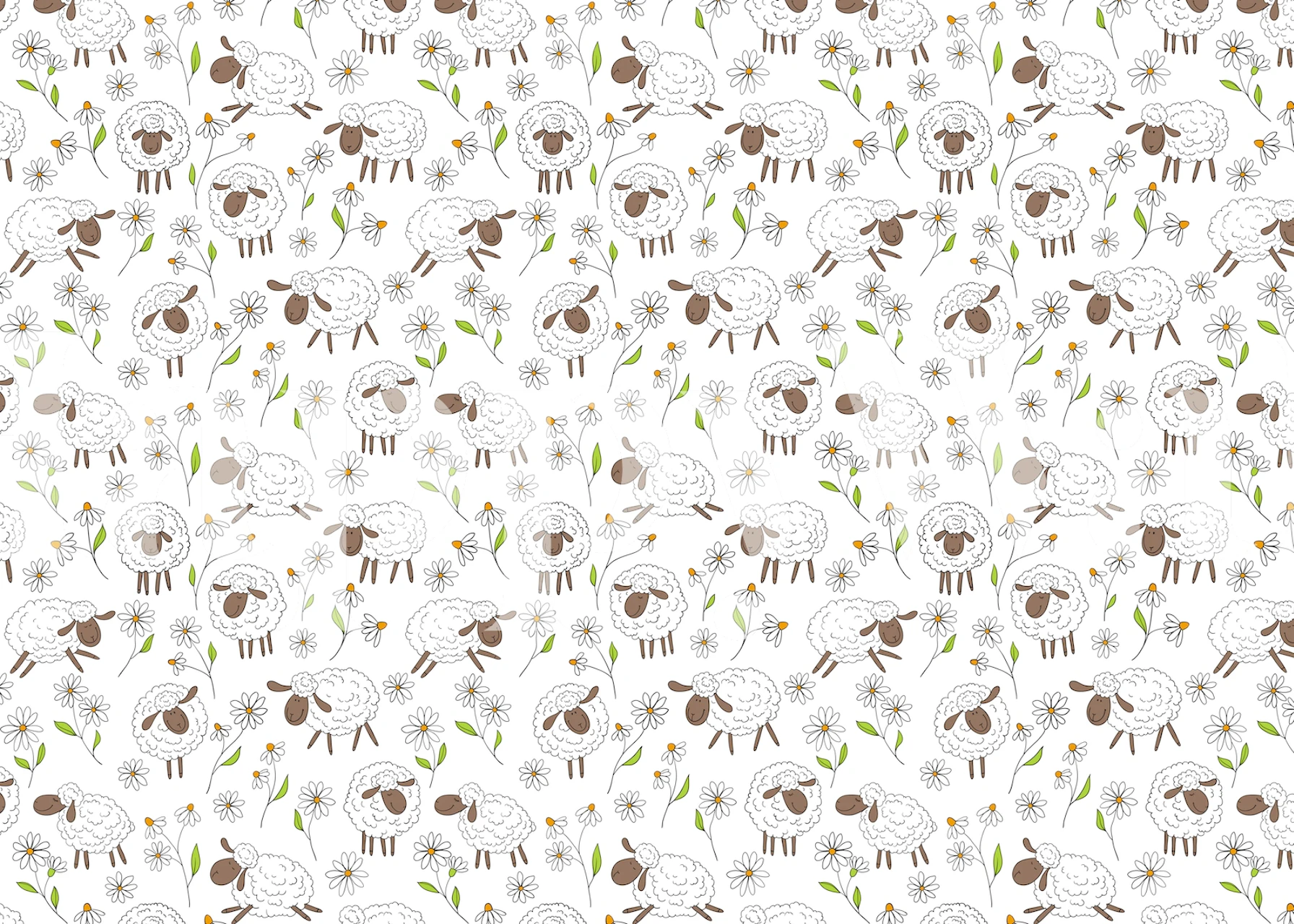 Counting sheep wallpaper u sobi