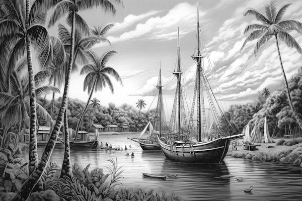 Black and White Polynesia