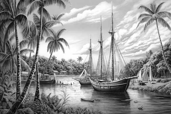 Black and White Polynesia