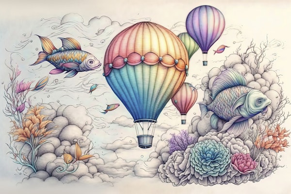 Fish and Balloon