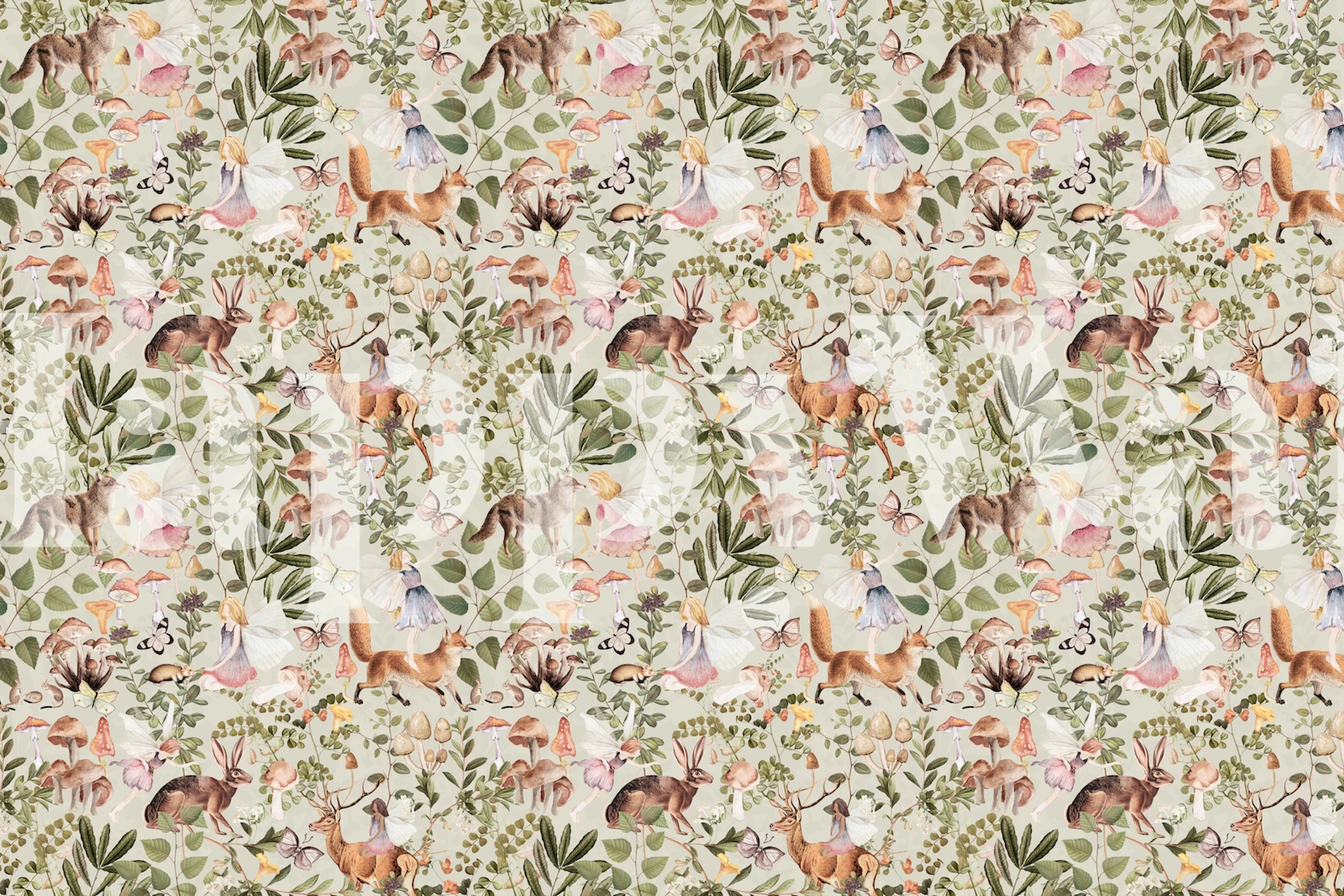 Tapeta Enchanted Fall Fairy Wild Forest w pokoju