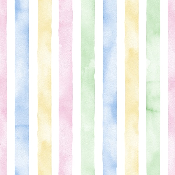 Pastel watercolor stripes