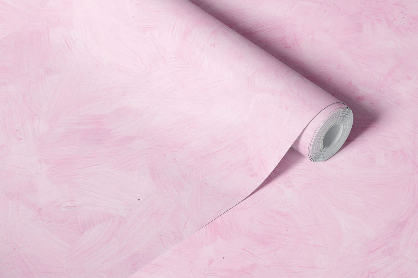 Pink gouache wallpaper roll