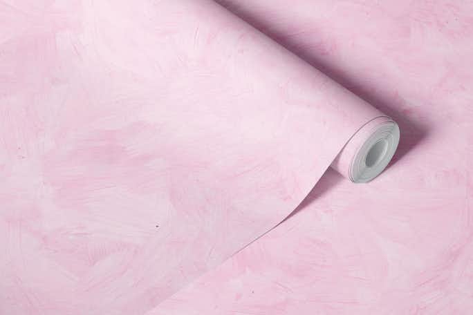 Pink gouachewallpaper roll